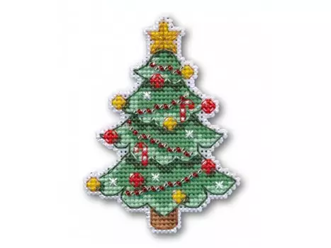 Набор для вышивания «Магнит. Новогодняя елочка»