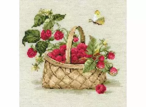 Набор для вышивания «Малина в лукошке»