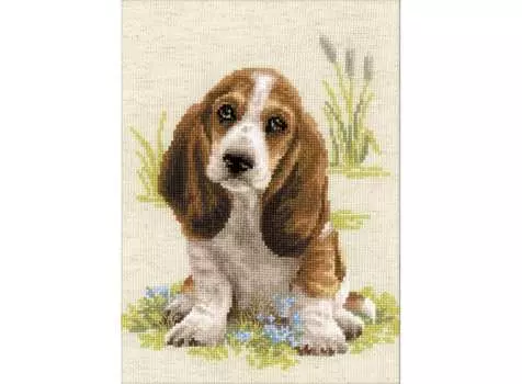 Набор для вышивания «Малыш бассет»