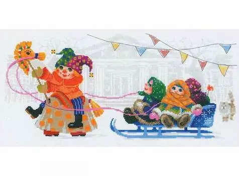 Набор для вышивания «Масленица. Петрушка»