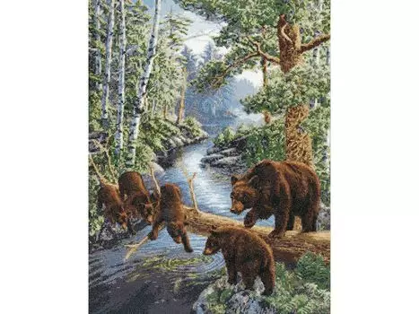 Набор для вышивания «Медвежий край»