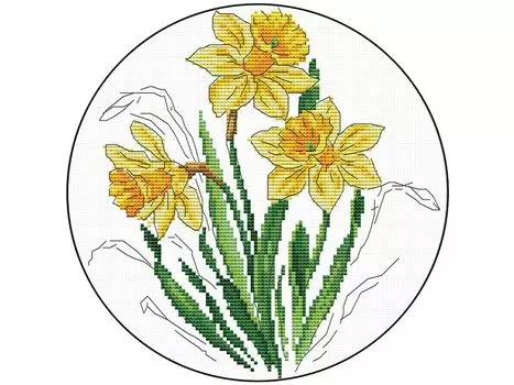 Набор для вышивания «Нарциссы»