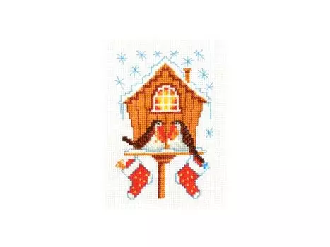 Набор для вышивания «Новогодние снегири»