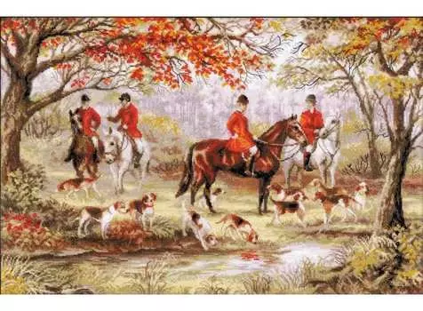 Набор для вышивания «Охота на лис»