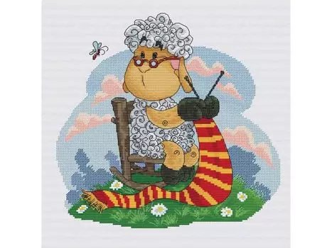 Набор для вышивания «Овечка рукодельница»