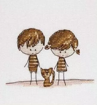 Набор для вышивания «Полосатики»