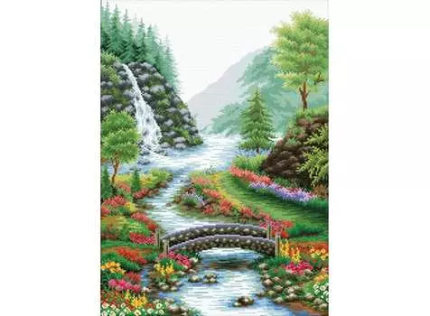 Набор для вышивания «Река в лесу»