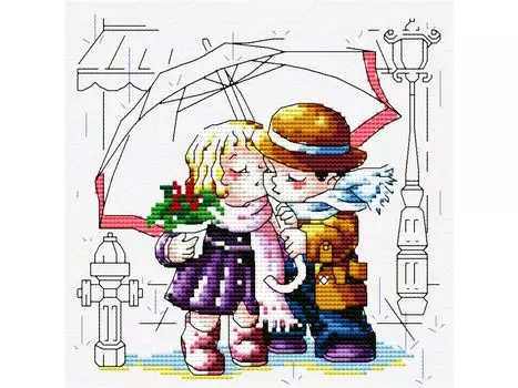 Набор для вышивания «Романтика под зонтиком»