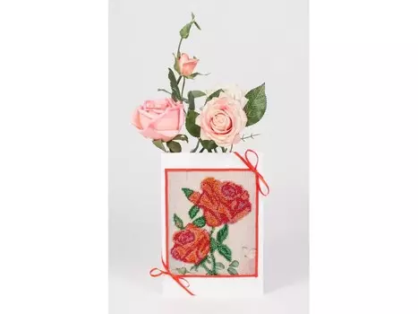 Набор для вышивания «Розовое утро» (открытка)