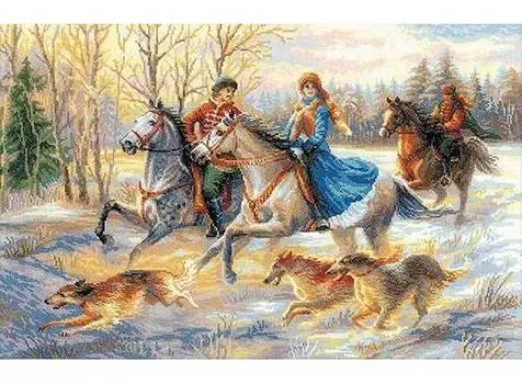Набор для вышивания «Русская охота»