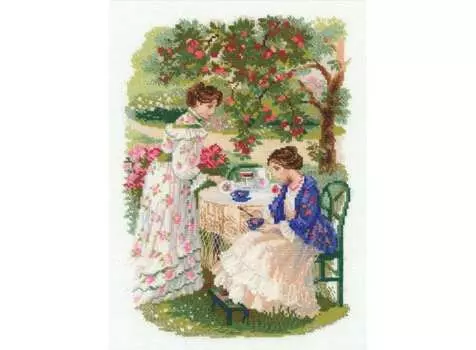 Набор для вышивания «Русская усадьба. Чай под яблоней»
