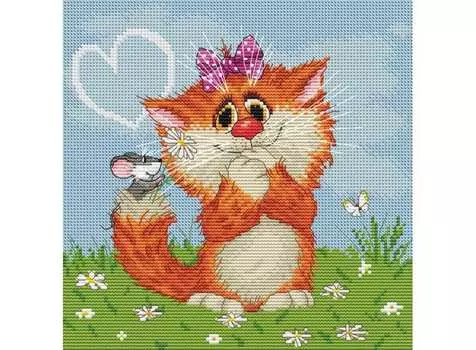 Набор для вышивания «Рыжая кошечка»