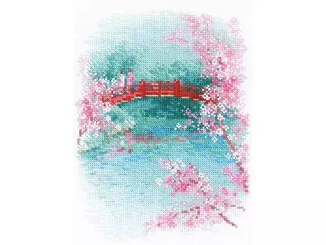 Набор для вышивания «Сакура. Мостик»