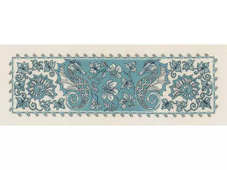 Набор для вышивания «Салфетка. Панно. Морской конёк»