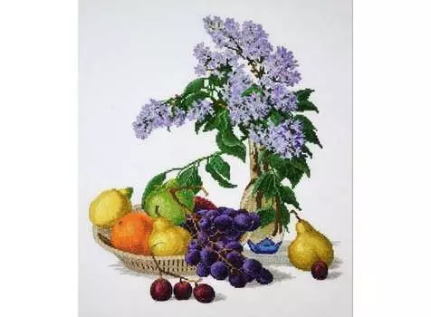 Набор для вышивания «Сирень и фрукты»