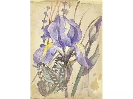 Набор для вышивания «Сиреневый нектар» (открытка)