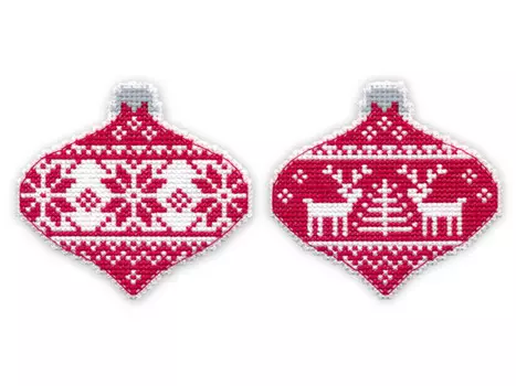 Набор для вышивания «Скандинавия. Елочная игрушка»