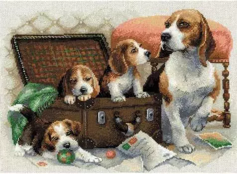 Набор для вышивания «Собачье семейство»