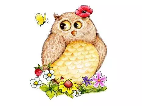 Набор для вышивания «Совушка на поляне»