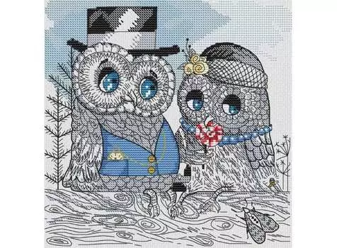 Набор для вышивания «Совы на свидании»