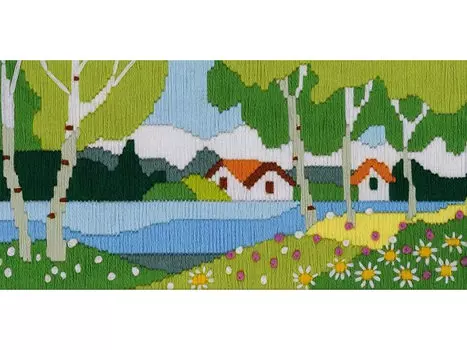 Набор для вышивания «Тихий полдень» (длинный вертикальный стежок)