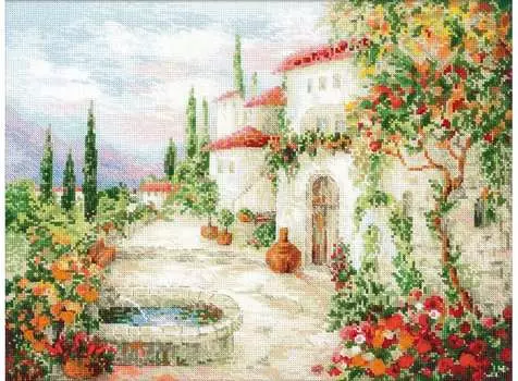 Набор для вышивания «У фонтана»