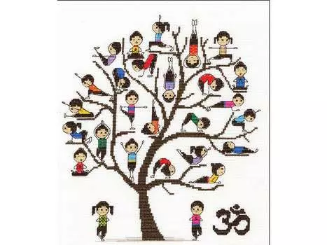 Набор для вышивания «Урок йоги»