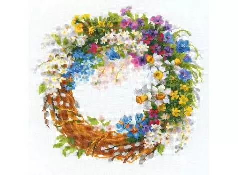 Набор для вышивания «Венок с черемухой»