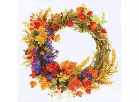 Набор для вышивания «Венок с пшеницей»