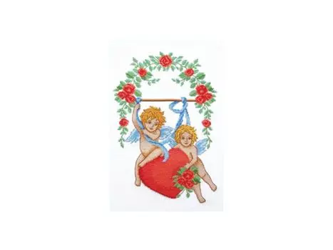 Набор для вышивания «Влюбленные амуры»