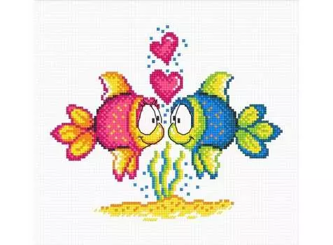Набор для вышивания «Влюбленные рыбки»