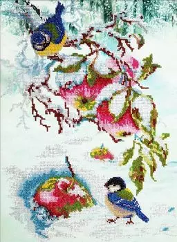 Набор для вышивания «Яблочки для синички»