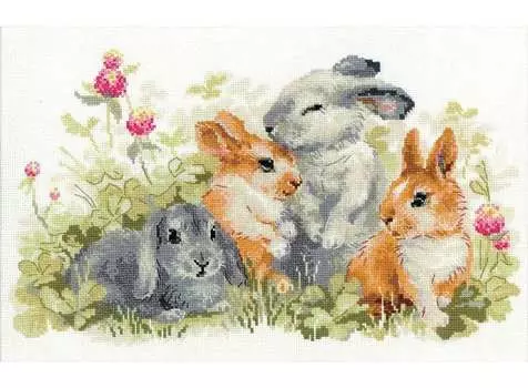 Набор для вышивания «Забавные крольчата»