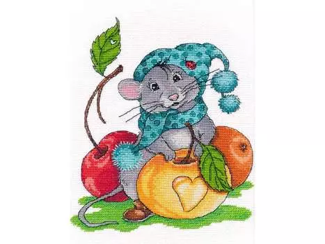 Набор для вышивания «Запасливый мышонок»