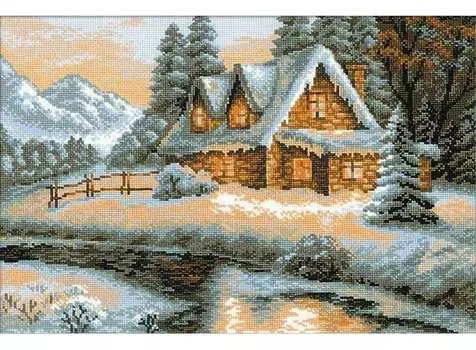 Набор для вышивания «Зимний пейзаж»