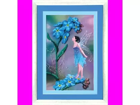 Набор для вышивки бисером «Фея незабудок»