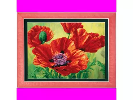 Набор для вышивки бисером «Летние маки»