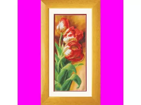 Набор для вышивки бисером «Тюльпаны»