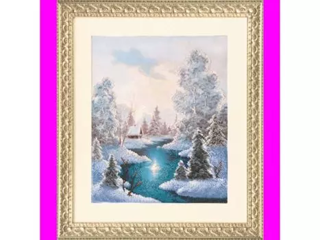 Набор для вышивки бисером «Зима»