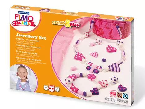 Набор FIMO Kids create&amp;play для создания украшений «Сердца»