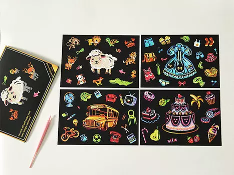 Набор скретч-открыток «Goods» (цветные)