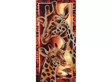 Набор вышивки бисером «Африка. Жирафы»