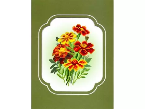 Набор вышивки бисером «Бархатцы»