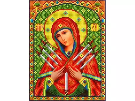 Набор вышивки бисером «Богородица Семистрельная»