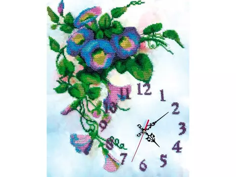 Набор вышивки бисером «Часы. Вьюнок»