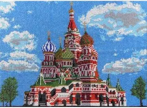 Набор вышивки бисером «Храм Василия Блаженного»