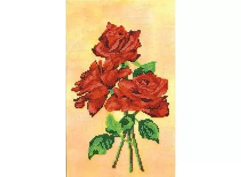 Набор вышивки бисером «Красное трио»