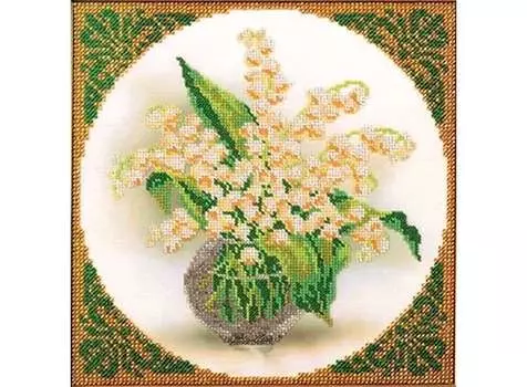 Набор вышивки бисером «Ландыши»