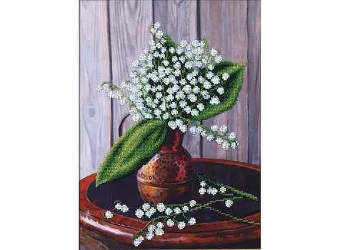 Набор вышивки бисером «Ландыши»