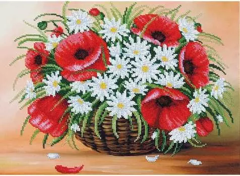 Набор вышивки бисером «Летнее лукошко»